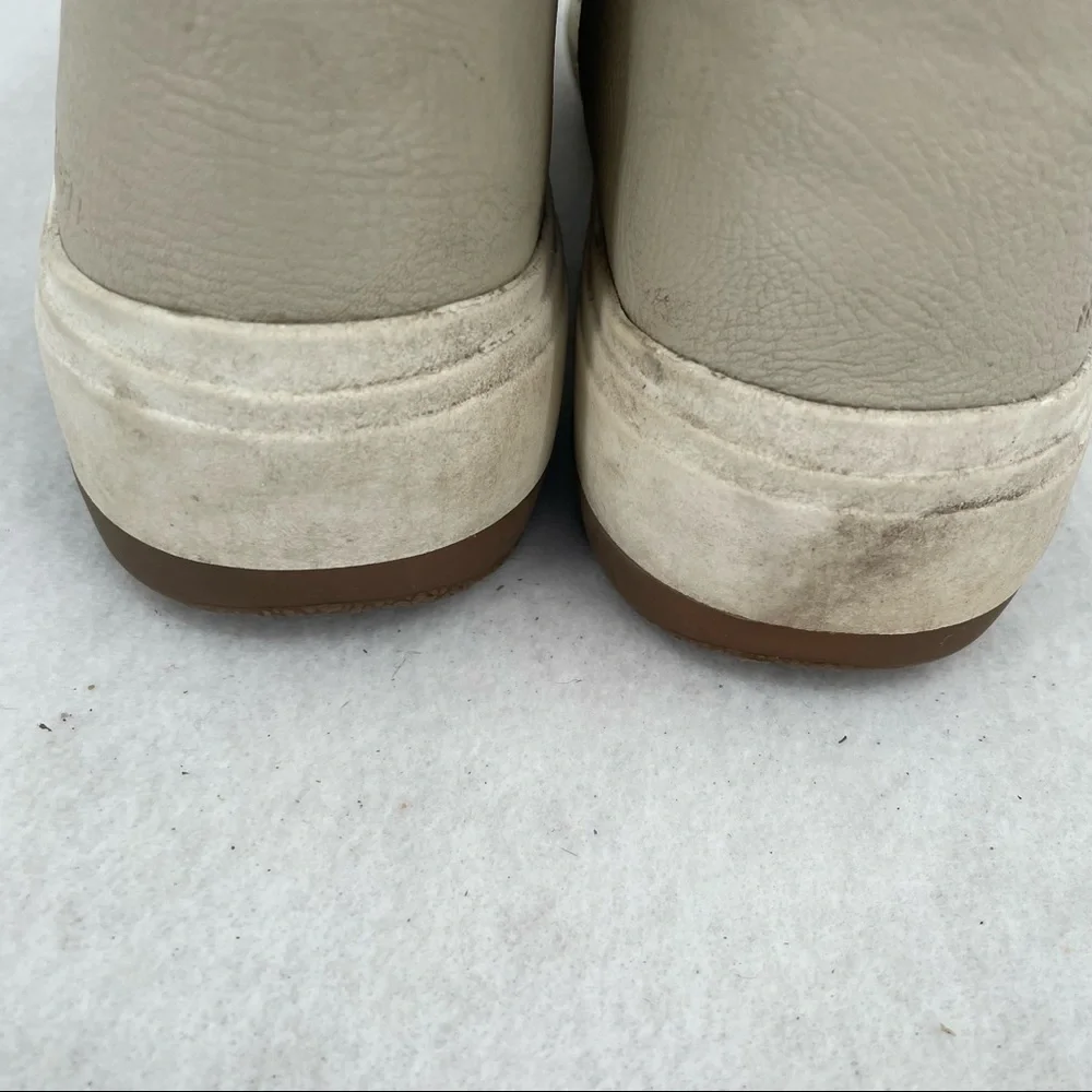 MERRELL Women’s Holly Mid Waterproof Lace Up Duck Boot Rain Boot in Oyster sz: 8 - Picture 5 of 12